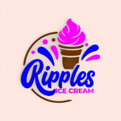 Ripples Ice Cream logo mark